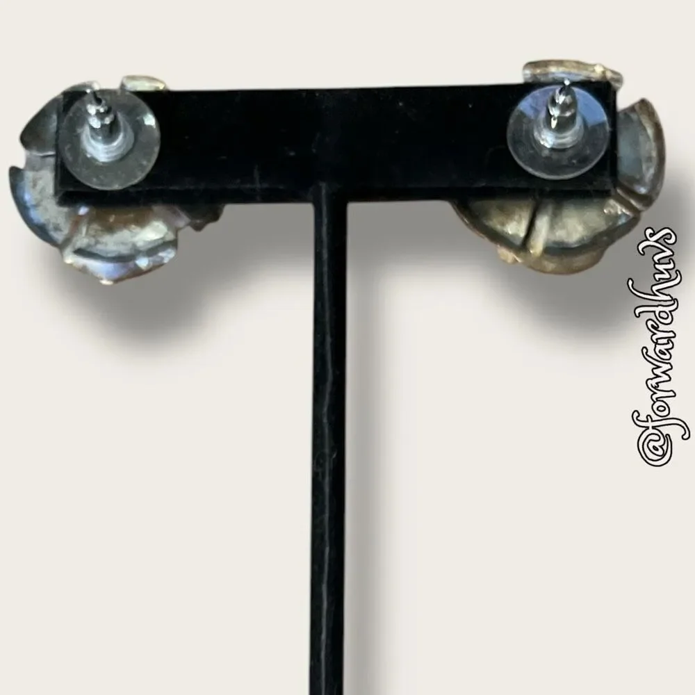 Bundle Sale 3 for $15 | Vintage Metal Flower Earrings